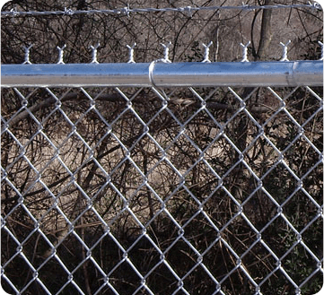 Chain metal fencing